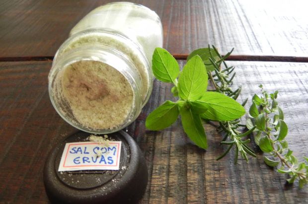 Receita de sal de ervas