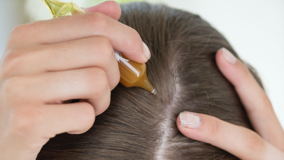 Óleo de rícino para o cabelo
